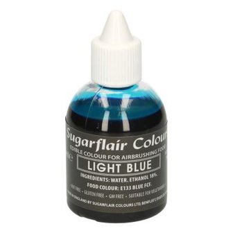 Sugarflair Colorant A&eacute;rographe Bleu Clair 60ml