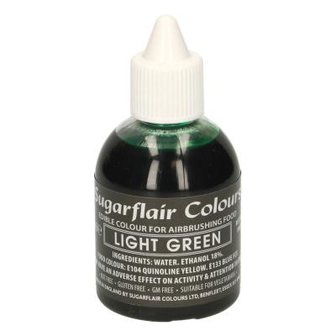 Sugarflair Colorant A&eacute;rographe Vert Clair 60ml