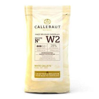 Callebaut Chocolade Callets Wit 1kg