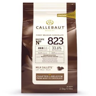 Callebaut Chocolade Callets Melk 2,5kg
