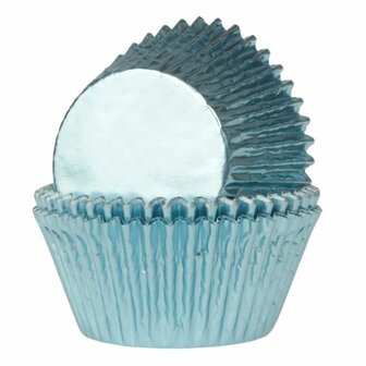 House of Marie Baking Cups Folie bleu b&eacute;b&eacute; pcs/24