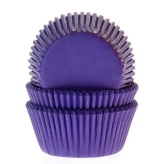 House of Marie Baking Cups Purple Violet pk/50