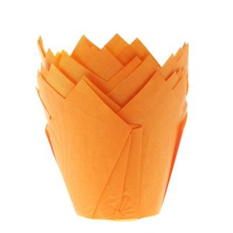 House of Marie Caissettes &agrave; Muffin Tulipe Orange pcs/36