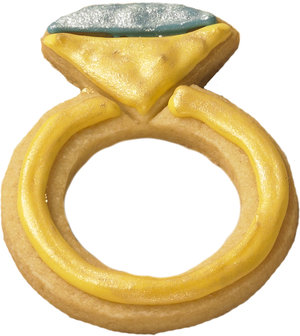 Birkmann Diamond Ring cookie cutter 7cm