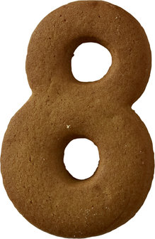 Birkmann Number 8 cookie cutter 6cm