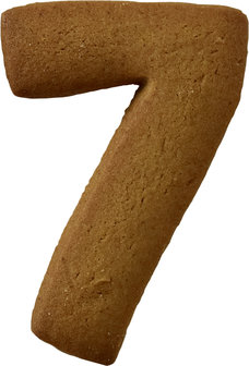 Birkmann Number 7 cookie cutter 6cm