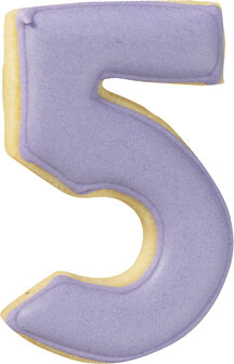 Birkmann Number 5 cookie cutter 6cm