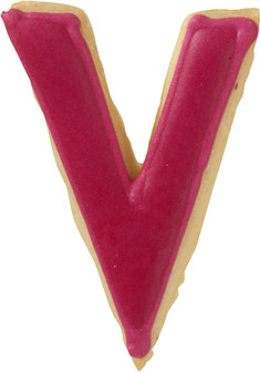 Birkmann Letter V cookie cutter 6cm