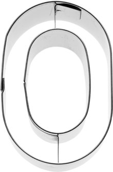 Birkmann Letter O cookie cutter 6cm