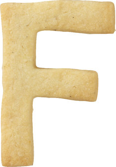 Birkmann Letter F cookie cutter 6cm