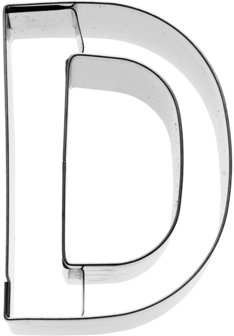 Birkmann Letter D cookie cutter 6cm