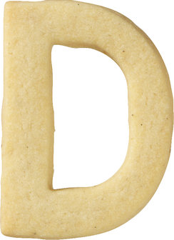 Birkmann Letter D cookie cutter 6cm