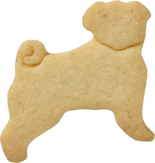 Birkmann Pug cookie cutter 5cm