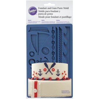 Wilton Fondant &amp; Gum Paste Mold Nautical