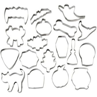 Wilton Metal Cookie Cutter Halloween Set/18