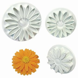 PME Plunger Cutter Zonnebloem &amp; Madelief &amp; Gerbera set/3