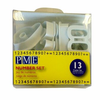 PME Set de D&eacute;coupoirs Chiffres (x13)