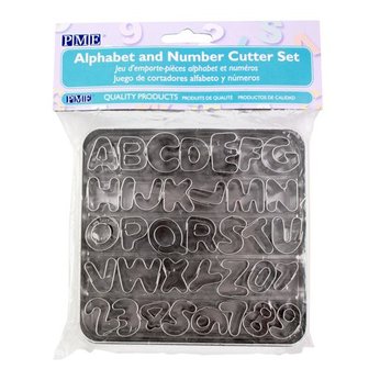 PME Alphabet &amp; Number Cutter Set