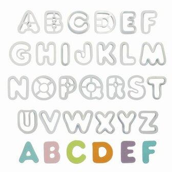 PME D&eacute;coupoir Alphabet Set (x26) - Kaatjes Bakwinkel