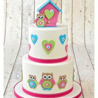 FMM Mummy &amp; Baby Owl Cutter Set/4 