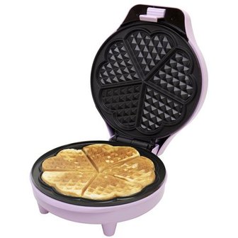 Bestron Sweet Dreams Heart Shaped Waffle Maker