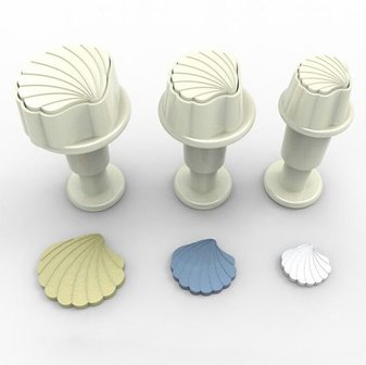 Dekofee Mini Plunger Shells Set / 3