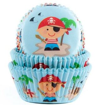 House of Marie Baking Cups Pirate pk/50