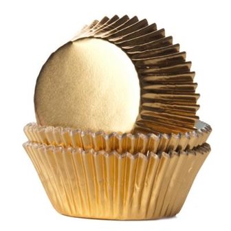 House of Marie Baking Cups feuille d&#039;or pcs/24