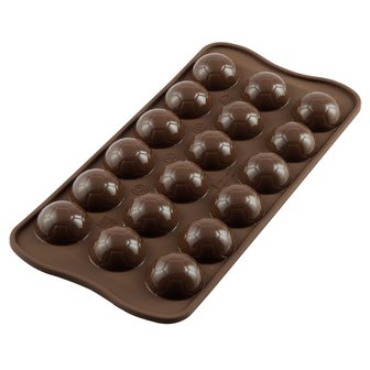 Silikomart Schokoladenform Fu&szlig;ball