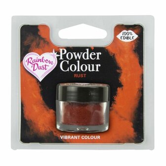 Rainbow Dust Powder Colour Brown - Rust