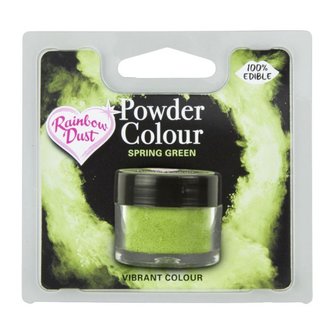 Rainbow Dust Powder Colour Green - Spring Green &gt;