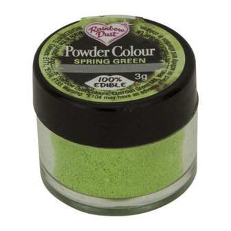 Rainbow Dust Powder Colour Green - Spring Green &gt;