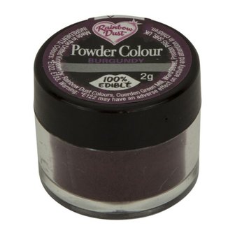 Rainbow Dust Powder Colour Purple - Burgundy