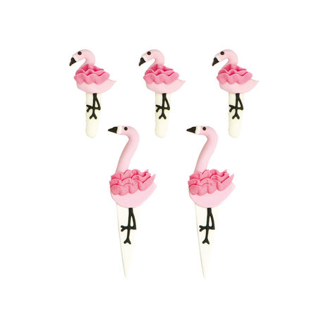 Decora Suikerdecoraties Flamingo pk/5