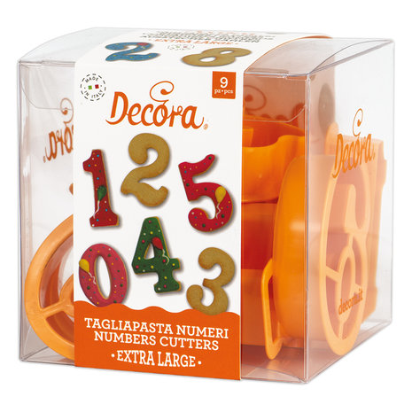 Decora Cookie Cutters Giant Numbers Set/9