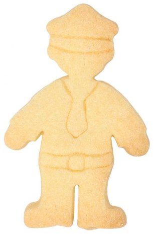 Birkmann Cookie Cutter Policeman 8cm