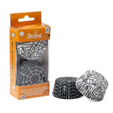 Decora Caissettes Araignée pcs/36