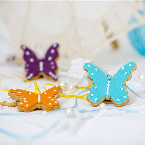 Decora Butterfly and Flower Plastic Cutterss Set of 2