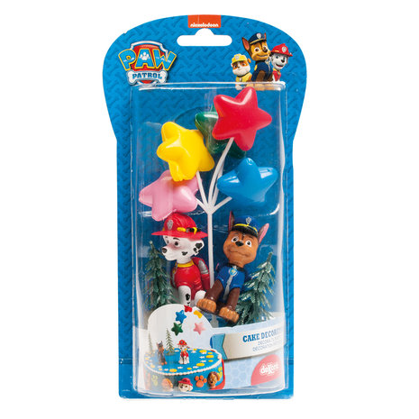  Dekora Paw Patrol Taartdecoratie Set