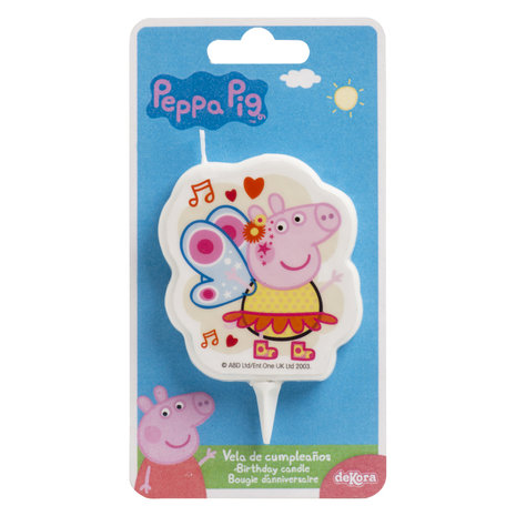 Dekora Birthday Candle Peppa Pig 7,5cm