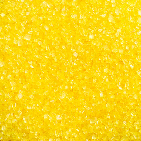 Decora Glittered Sugar Yellow 100g