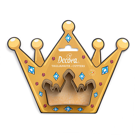 Decora Crown Plastic Cookie Cutter