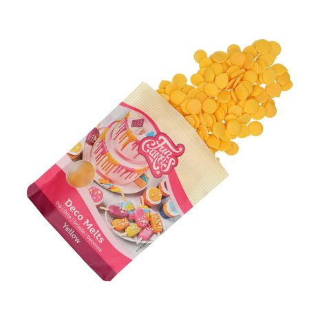 FunCakes Deco Melts Geel 250g