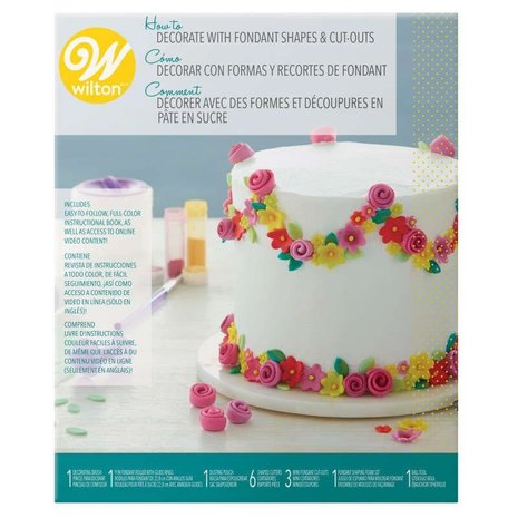  Wilton How To Decorate Fondant Shapes & Cut-Outs Kit