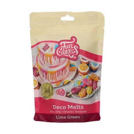 FunCakes Deco Melts Lime Green 250g