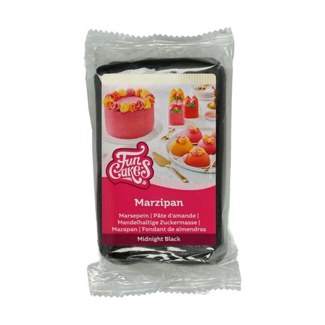 FunCakes Marzipan Midnight Black 250g