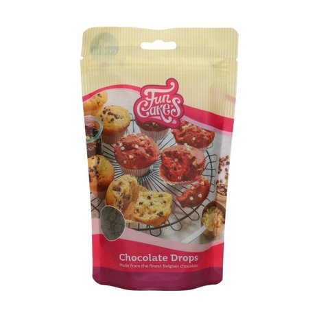 FunCakes Chocolade Drops Puur 350g T.H.T. 30-06-22