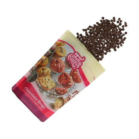 FunCakes Chocolade Drops Puur 350g T.H.T. 30-06-22