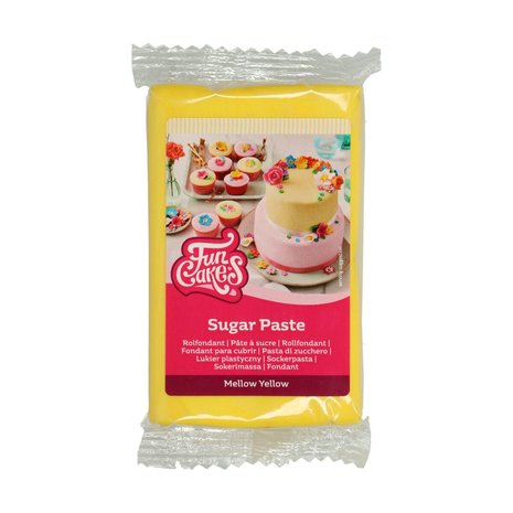 FunCakes Sugar Paste Mellow Yellow 250g