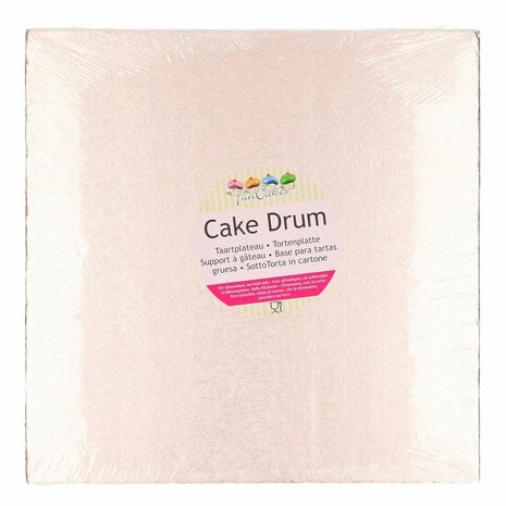 FunCakes Cake Drum Vierkant 30,5 cm Rose Goud